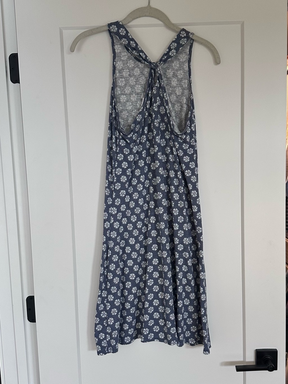 GAP Blue Mini Dress with White Floral Print - Picture 2 of 7